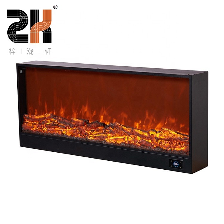 47 "multicolor simulated flame embedded no heat trim electric fireplace