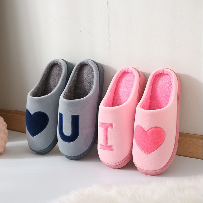 2020 PP cotton promotion hotsale e-packet fashion ladies soft fox fur plush winter cute love men women indoor slippers