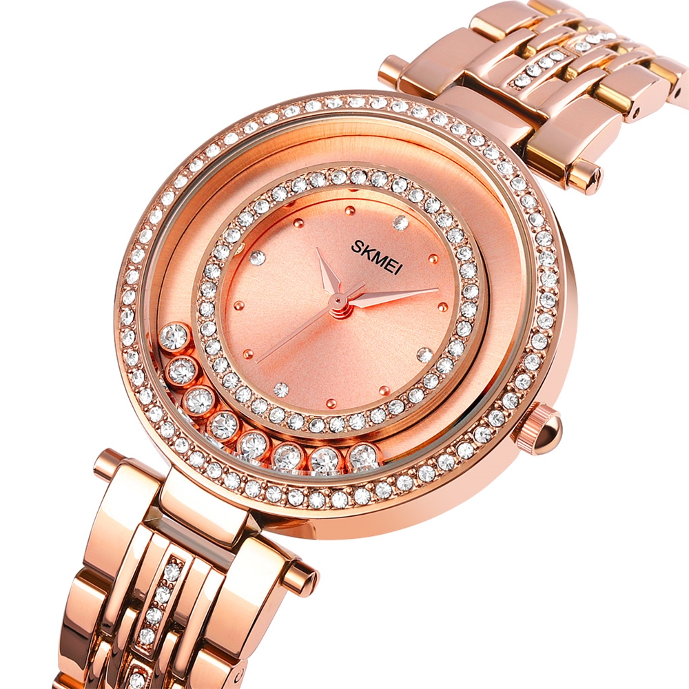 SKMEI 1740 Quartz Luxury Clock Water Resistant Fasion Ladies Wristwatches Watch Women
