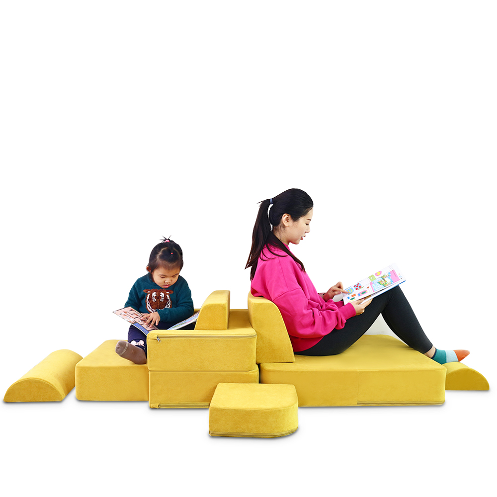 Babies and kids Playroom Sofa CertiPUR-us Foam Soft Kids Couch Toddler Living Room Furniture PlayMat Foldable