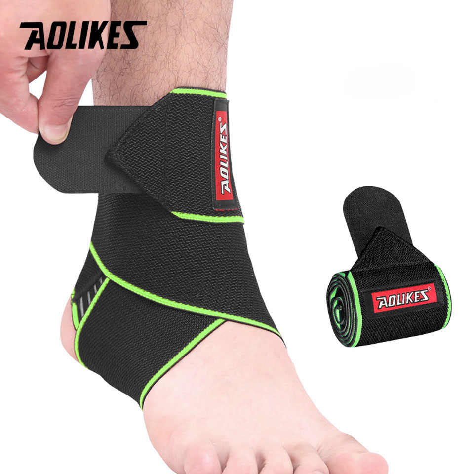 AOLIKES 1 шт. Эластичный Силиконовый ремешок для поддержки лодыжки для баскетбола и футбола