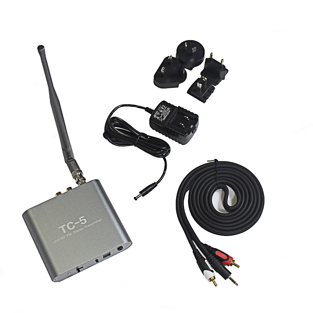 TC-5 more Channels 500M Dj Foldable Wireless Stereo Silent Disco Headphone and Transmitter