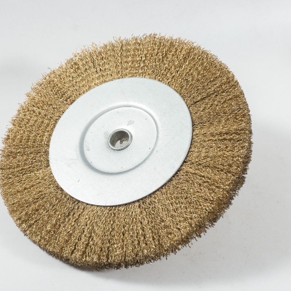 FMT Factory Wholesale Industrial Brush Professional Wire Brush Factory Direct Sale Wheel Brush for Grinding