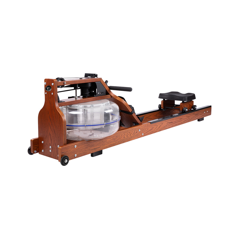 2021 New Gym Fitness Exercise Oak Roble Remo Waterrower Natural Water Rower Rowing Machine With Screen/