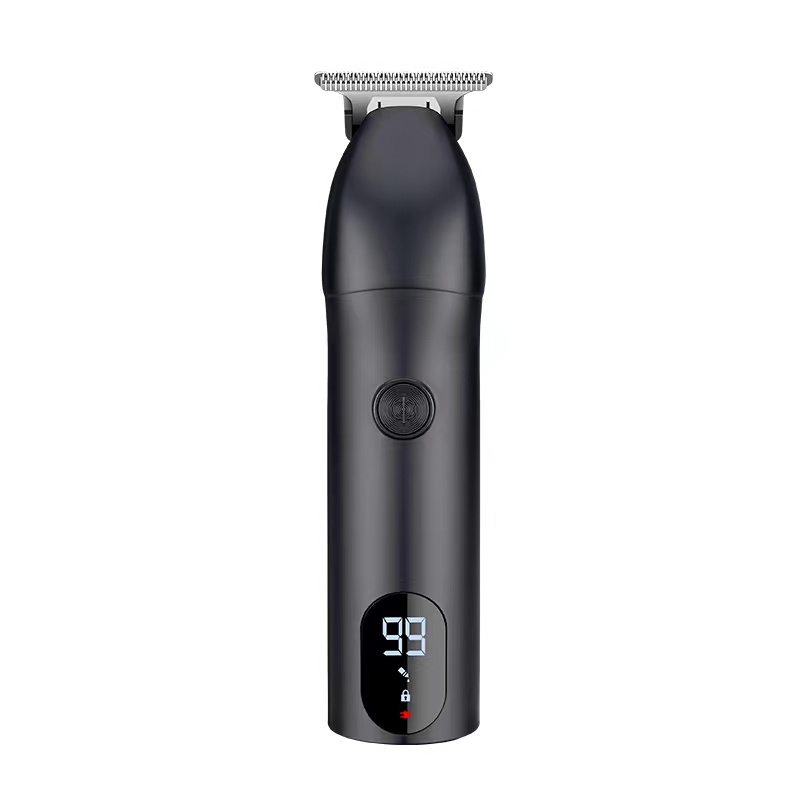 Professional Rechargeable Barber All-Metal Design High Quality LED Display Electric Machine Hair Clipper maquina cortar cabelo