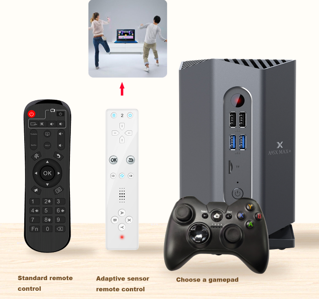 Android 9,0 TV BOX A95X MAX + игра TV BOX Amlogic S922X + Quad core Dual core с джойстика пульта дистанционного управления