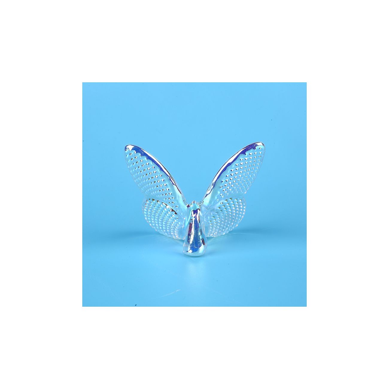 Colorful butterfly-shaped glass products, furniture and decorative glass crafts