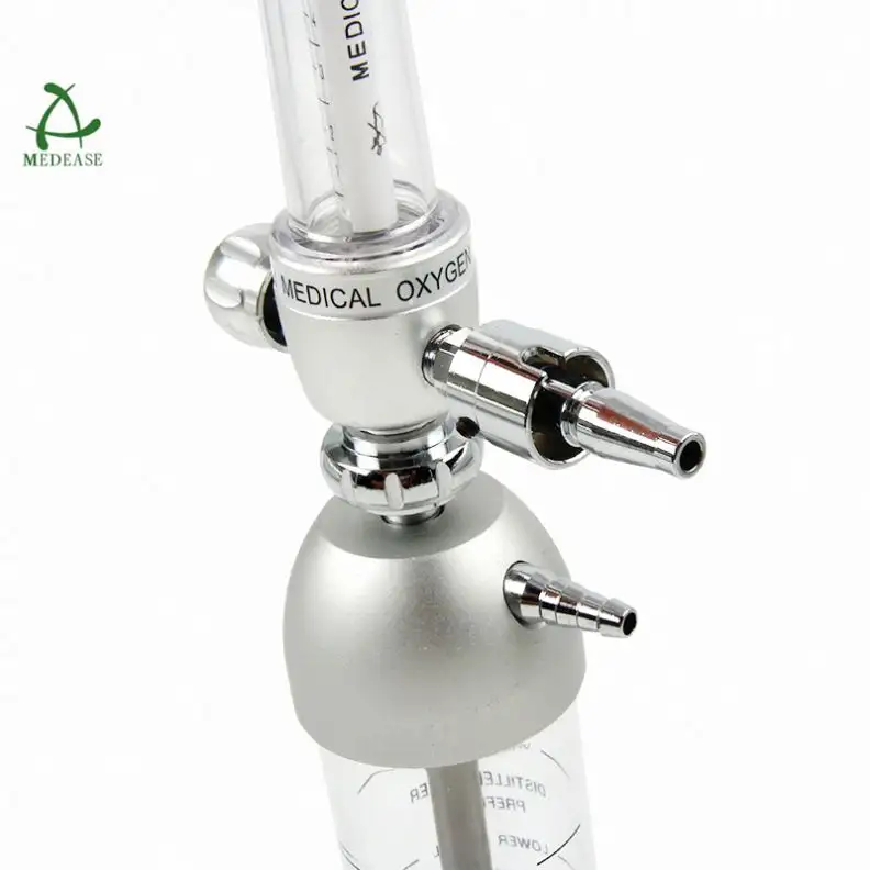 MEDICAL OXYGEN FLOWMETER WITH HUMIDIFIER BOTTLE