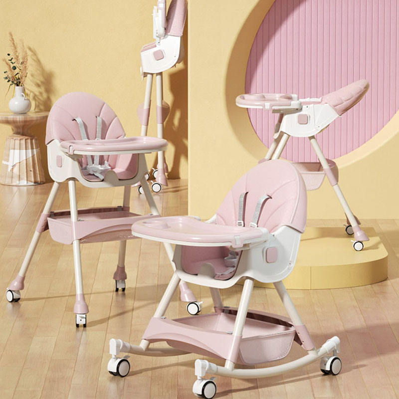 3 in 1 Multifunctional High Chair Children Safety Baby Dining Chair adjustable Toddler feeding high chair