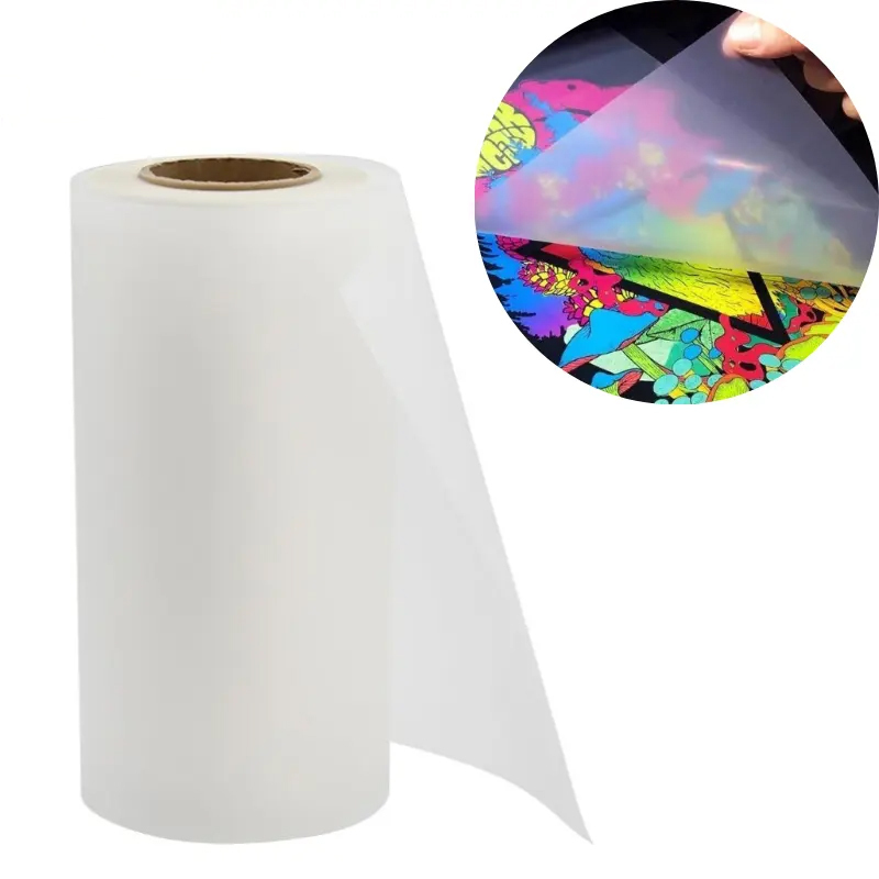 Erasmart Heat Press Machine Dtf Printer Film Paper Heat Transfer Pet Film Roll Pet Film Hot Sale 100cm 60cm Clothing White Rigid