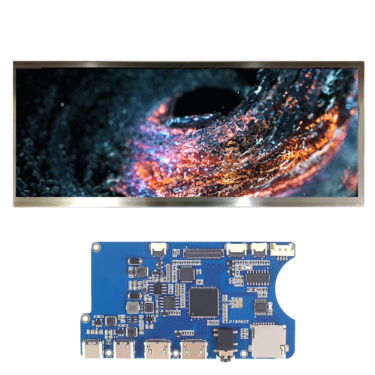 Высокая яркость Автомобильный дисплей 12,3 дюймов lvds ЖК-дисплей на основе тонкоплёночной технологии монитор 1920x720 40 pin ips ЖК-экран