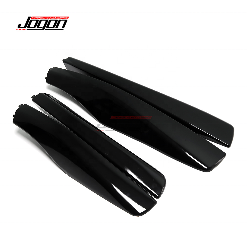 4Pcs Black Luggage Roof Rails Rack Leg End Protective Cover Shell Trim Accessories For Lexus RX RX350 RX400h RX330 2004-2009