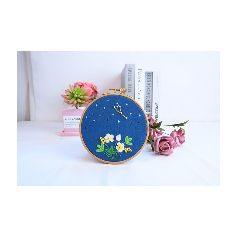 Xiurun HOT Selling Handmade Embroidery Set Needlework Sewing Craft Taurus DIY Embroidery Kits
