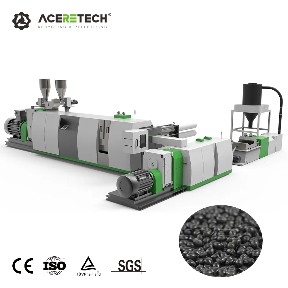 ADS Best Quality Lithium Battery Recycling Machine Strand Pelletizer Machine Recycling Plastic Machines