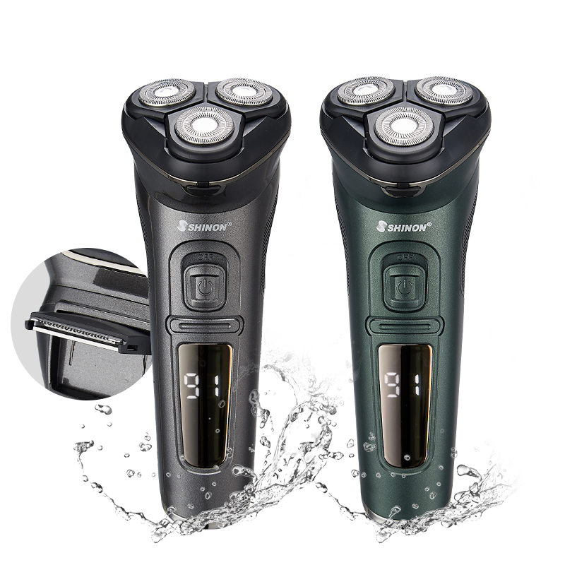 electric shaver men shaver electric waterproof IPX7 electric shaver triple floating shaving machine for details Razor for men