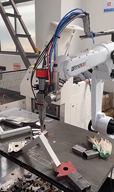 Arm Weld Fiber Automatic Metal Air Cooling Laser Welding Robot