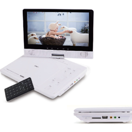Portable 10 inch LED Screen Mp3 Video Home DVD Player With TF card/USB and HD output