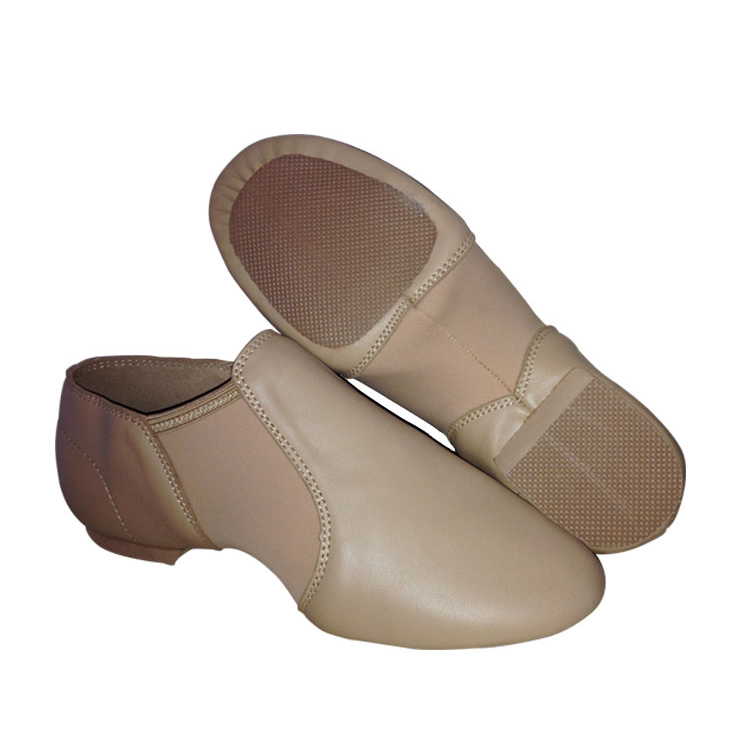 In-stock ready to ship soft leather jazz dance shoes for girls B41201-14