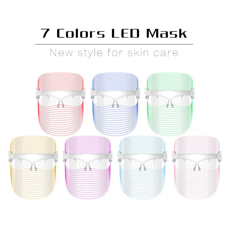 2021 New Product Launch 7 color LED phototherapy beauty mask