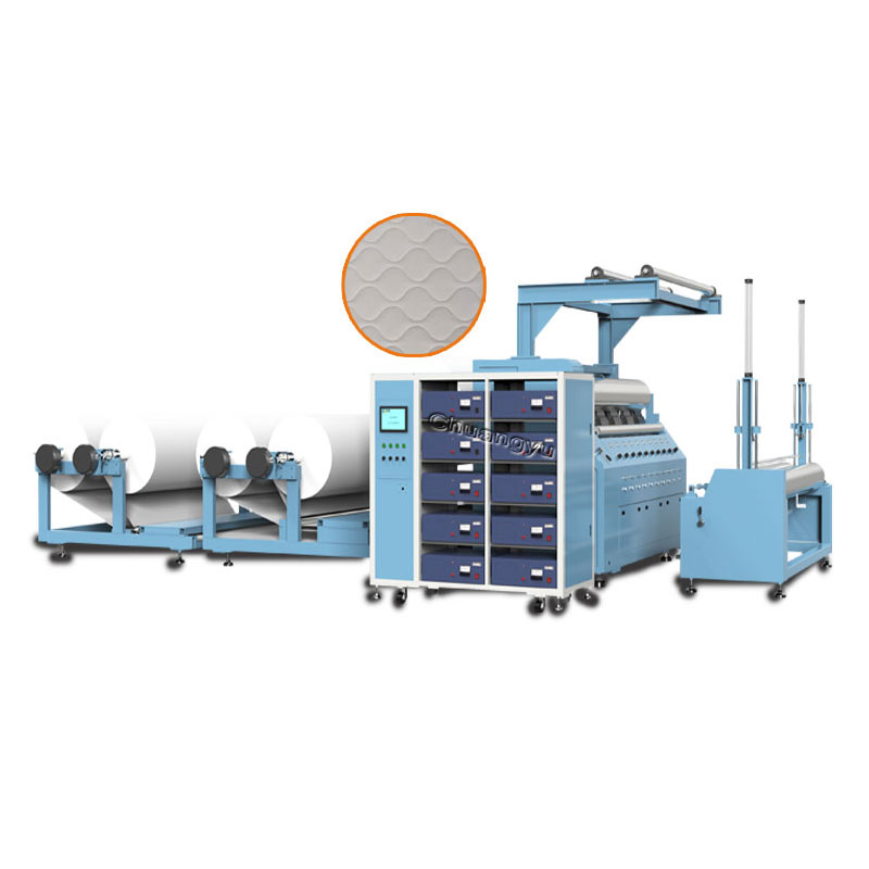 Roll to Roll Industrial Automatic Ultrasonic Quilting and Sewing Machine for Home Textile
