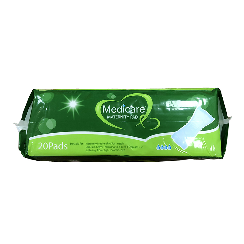 Wholesale Verified Plus Size Disposable Cotton Hospital Gown Newmom Delivery Maternity Pads Sanitary Napkin with Loop