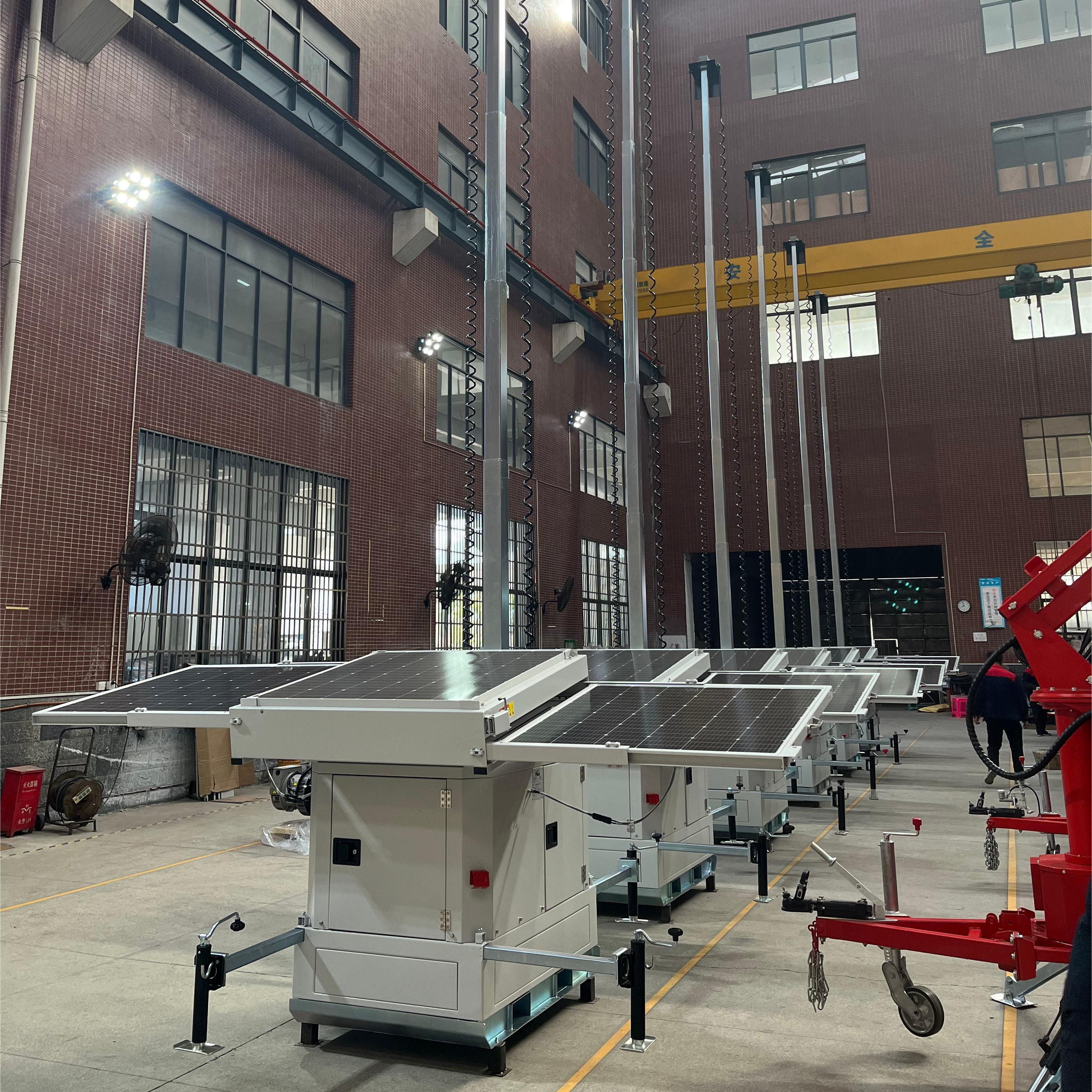 mobile wifi tower solar CCTV tower monitoring systems solar plate online portable communication