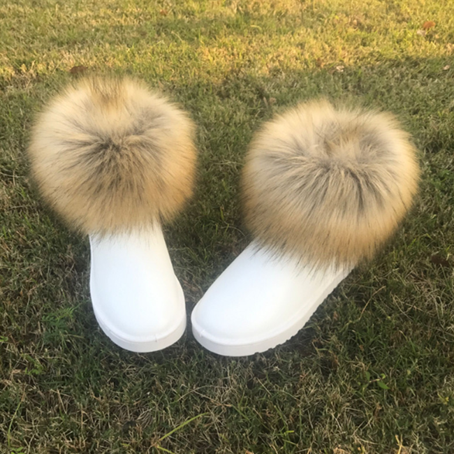 Furry Fur Women Ankle Boots Winter Fur Snow Ankle Boots with Wholesale Price