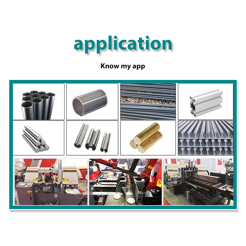 China Cheap Tubes Solid Steel horizontal double column band saw metal cutting machine