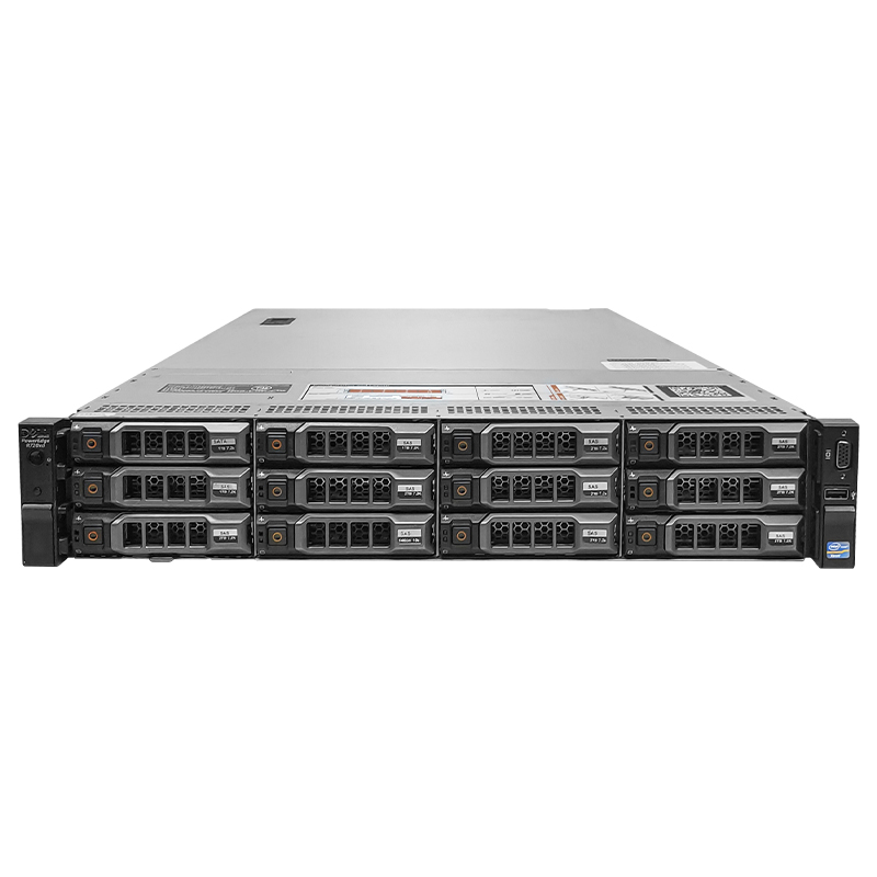 Серверная стойка Dell PowerEdge R730XD 2U E5-2620V3 * 2 16 г 300 г H330 Raid, один блок питания, сервер хранения r730xd