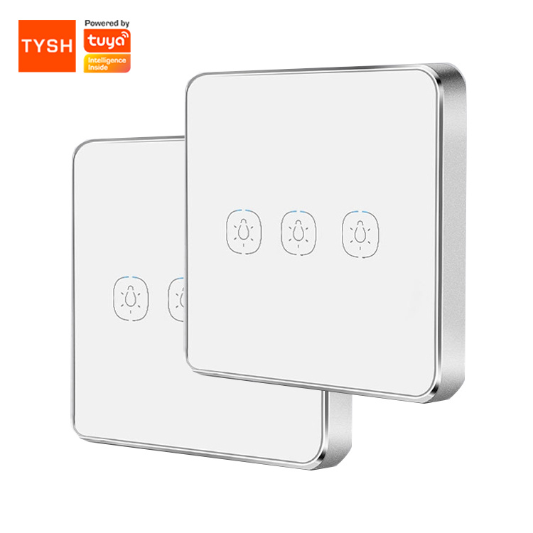 Новый Электрический переключатель TYSH для умного дома с поддержкой Wi-Fi + zigbee, успешная работа, умные сенсорные переключатели для домашней автоматизации, 100%