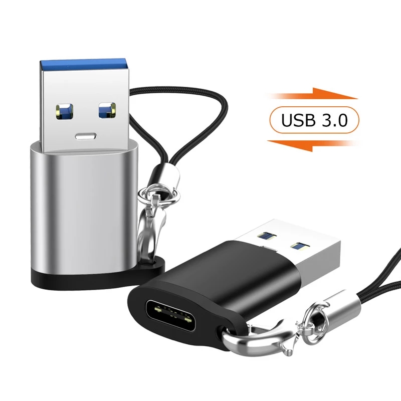 Тип C под адаптер OTG USB C Female to USB 3,0 Мужской конвертер USB-C Type-C для быстрой зарядки и синхронизации данных для ноутбука Samsung Xiaomi