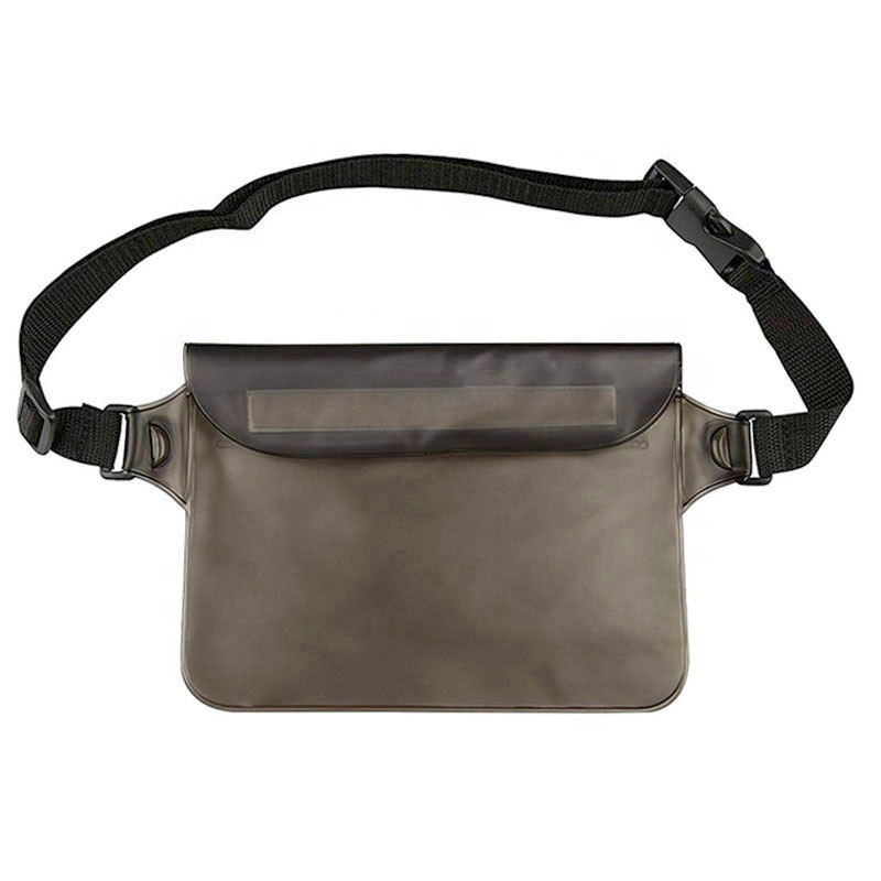 Environmental PVC reusable waterproof bags surfing seaside waterproof bag beach slim portable drift waterproof waist bag