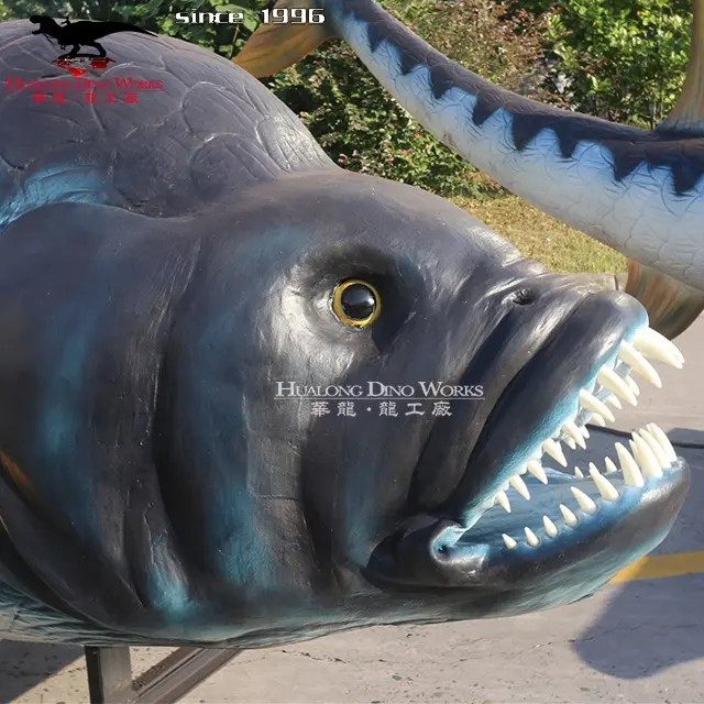 Аниматронное морское животное Xiphactinus в натуральную величину для парка развлечений