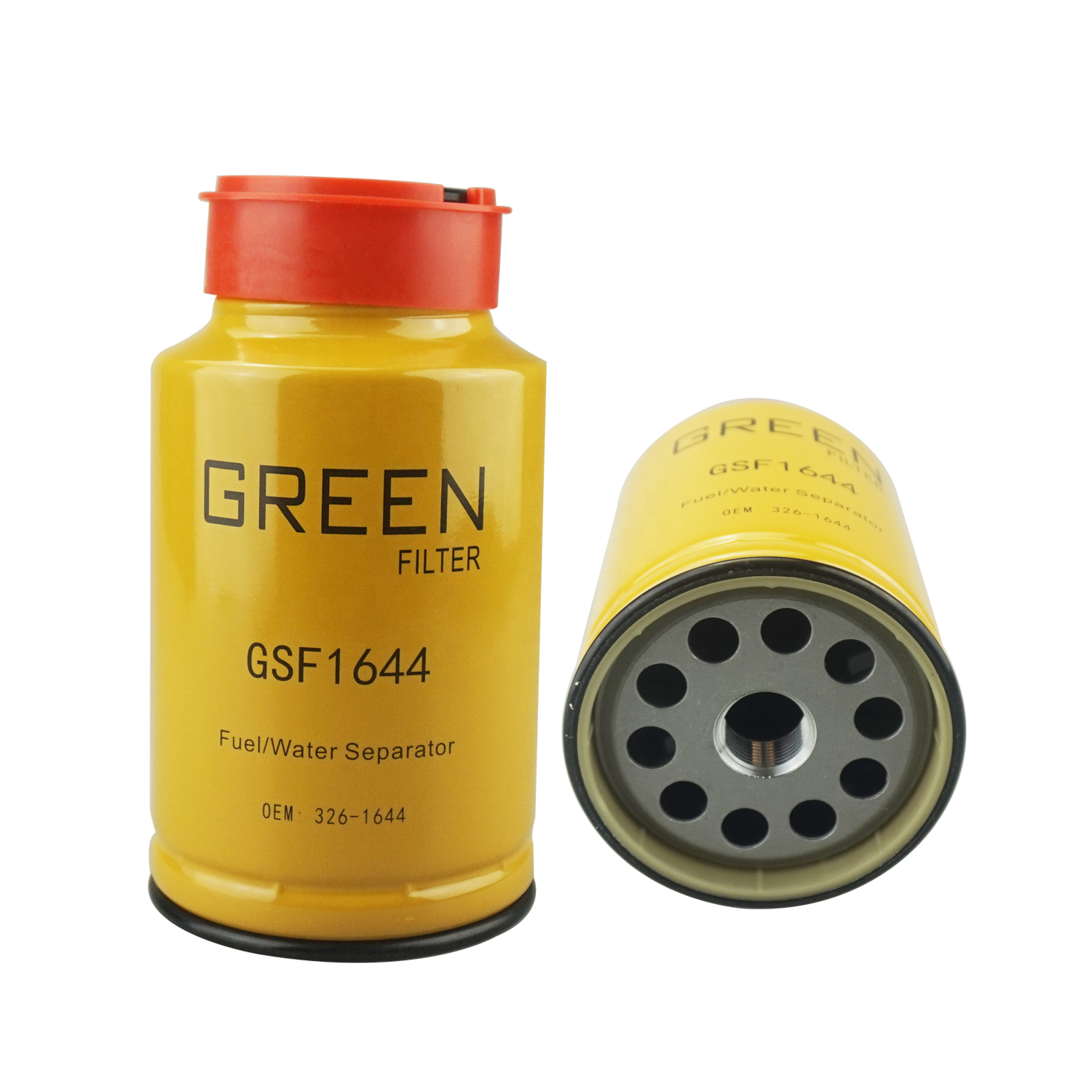 GreenFilter-Fuel water separator machinery engine parts filter system 326-1644 1R-0770 BF1284-SP BF1399-SP FS19820