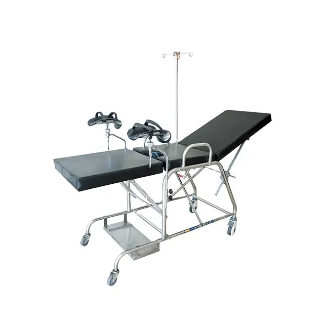 High-quality cheap portable foldable manual gynecological examination bed