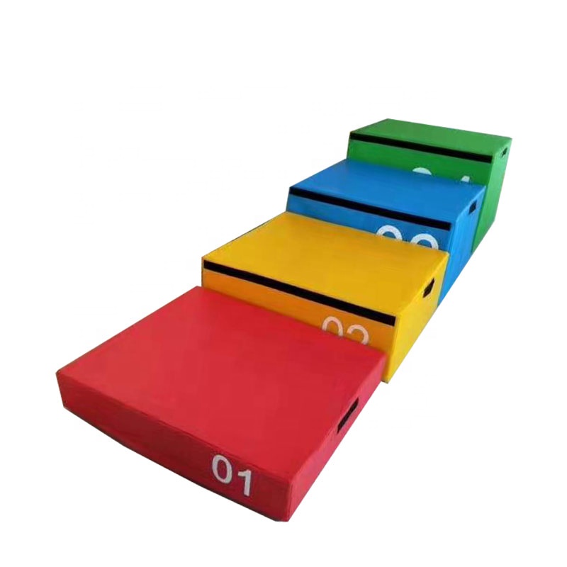 Горячая продажа Plyometric Plyo Box4 в 1 мягкая коробка для прыжков