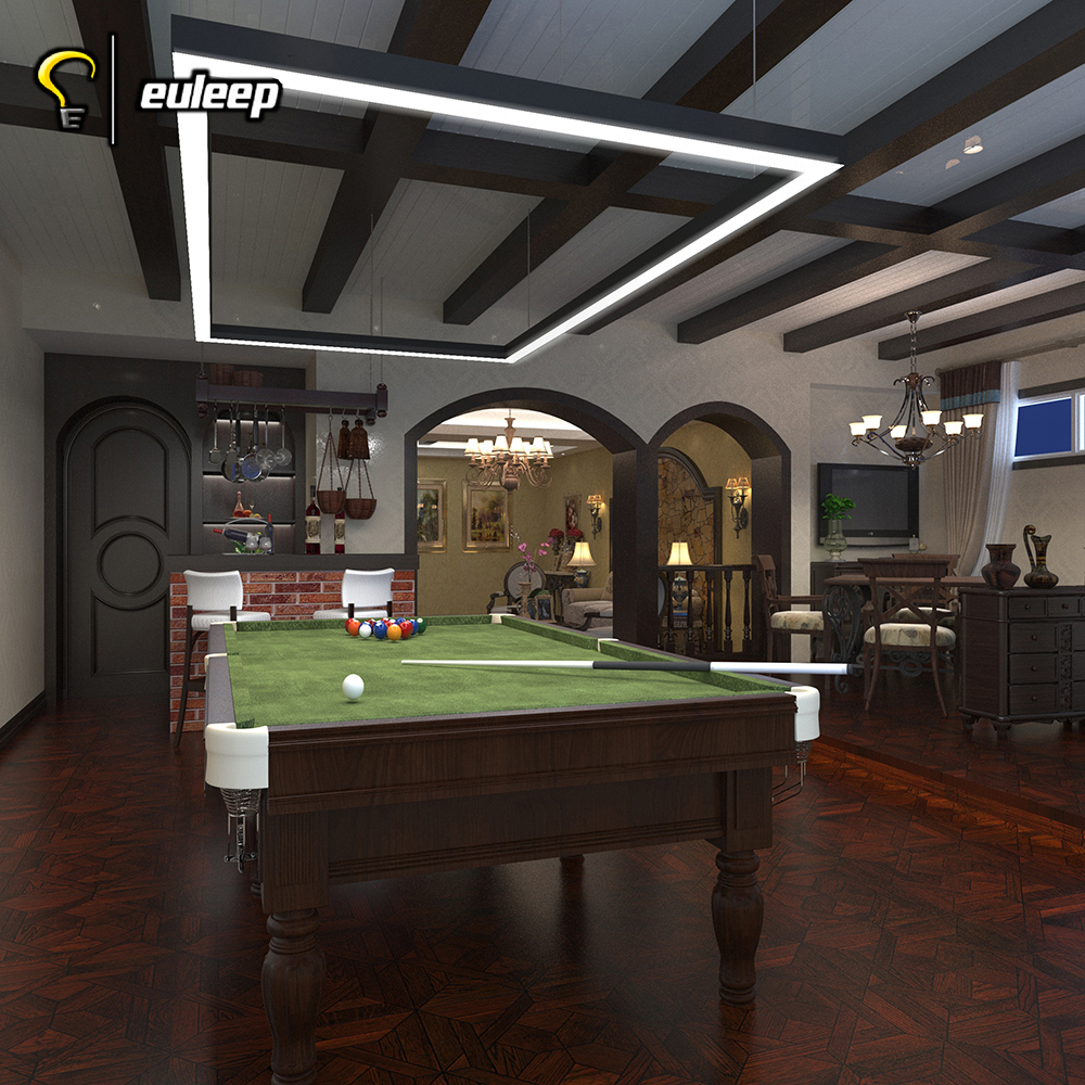 custom pool table light rectangle square shape pendant led billiard table lights for snooker billiard pool table lighting