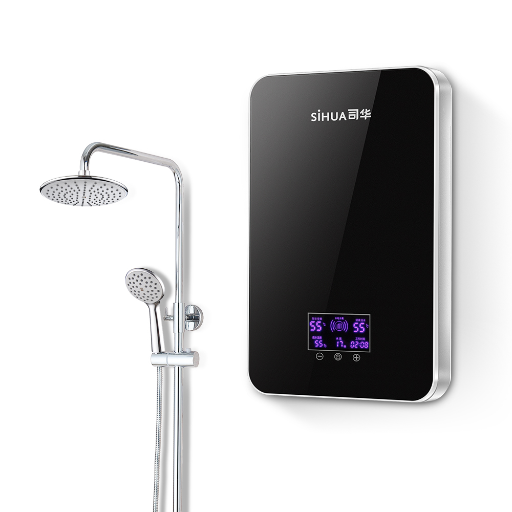 SiHUA Intelligent Inverter Electric Tankless Instant Shower Heater for Bathroom Basin