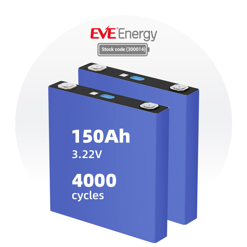 EVE LF150 150Ah 3.2V lifepo4 battery eve 150ah battery lithium battery 150ah rechargeable energy storage system lifepo4