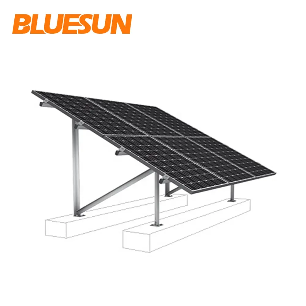 Good Quality Solar Mounting Structure Used In On Grid 10Kw Solar Energy System