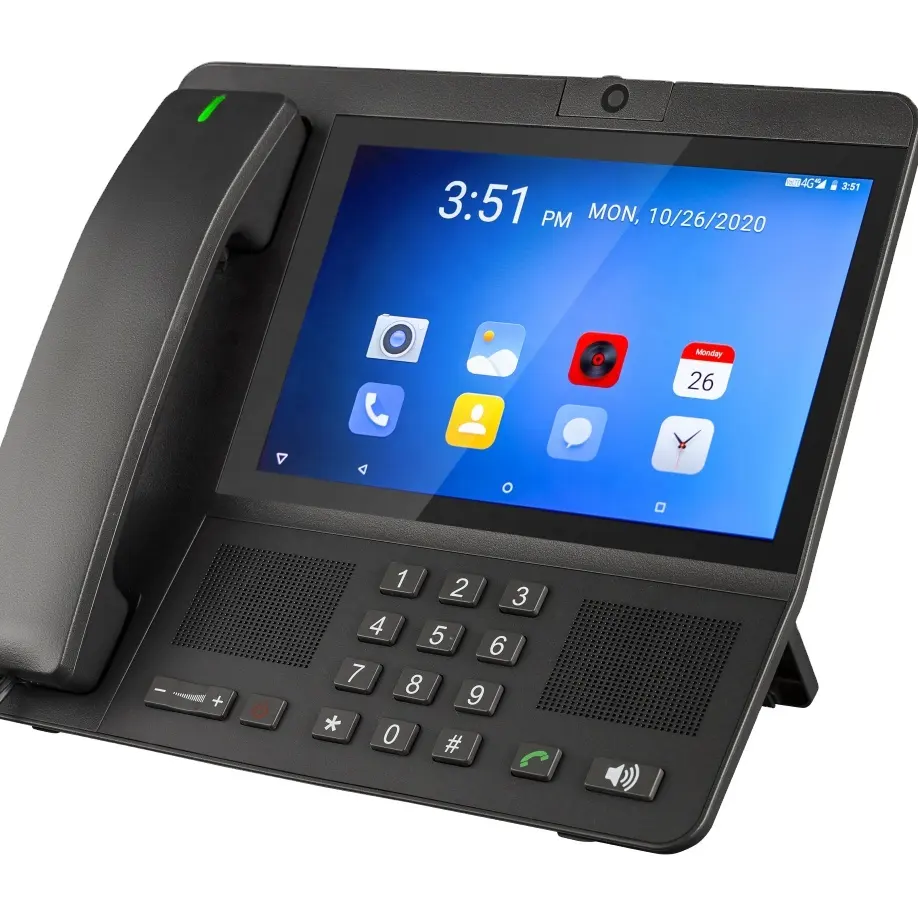 4g 3G 2G Call Android 8.1 Ai Visualization Smart Desktop Phone Lte 8 Inch Smart Video Android Fixed Desktop Phone