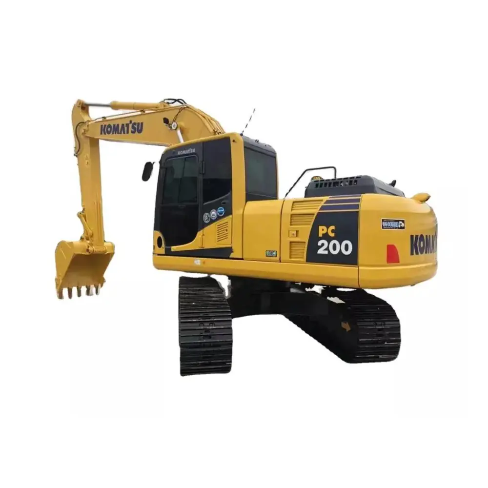 Komatsu PC200 Excavator, Heavy Duty Equipment, Used Japan Construction Machine, PC 200 Thumb
