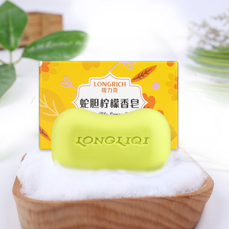 Longrich longliqi логотип настраиваемое Дешевое горячая распродажа высокое качество ручной работы мыло эфирное масло змея желе лимон мыло