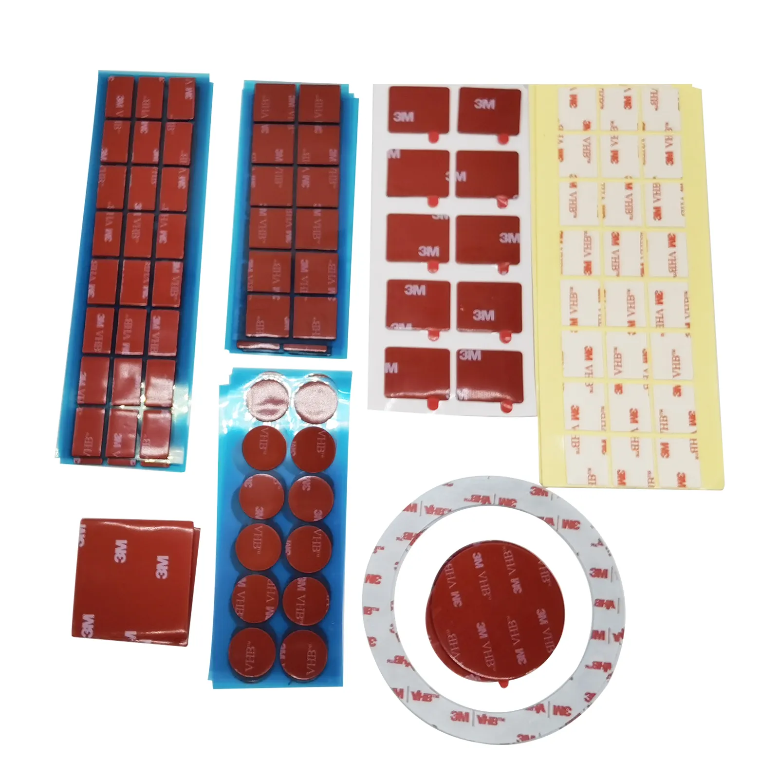 Customization Round Square Double Sided Adhesive Sheet Die Cut 3M Tape