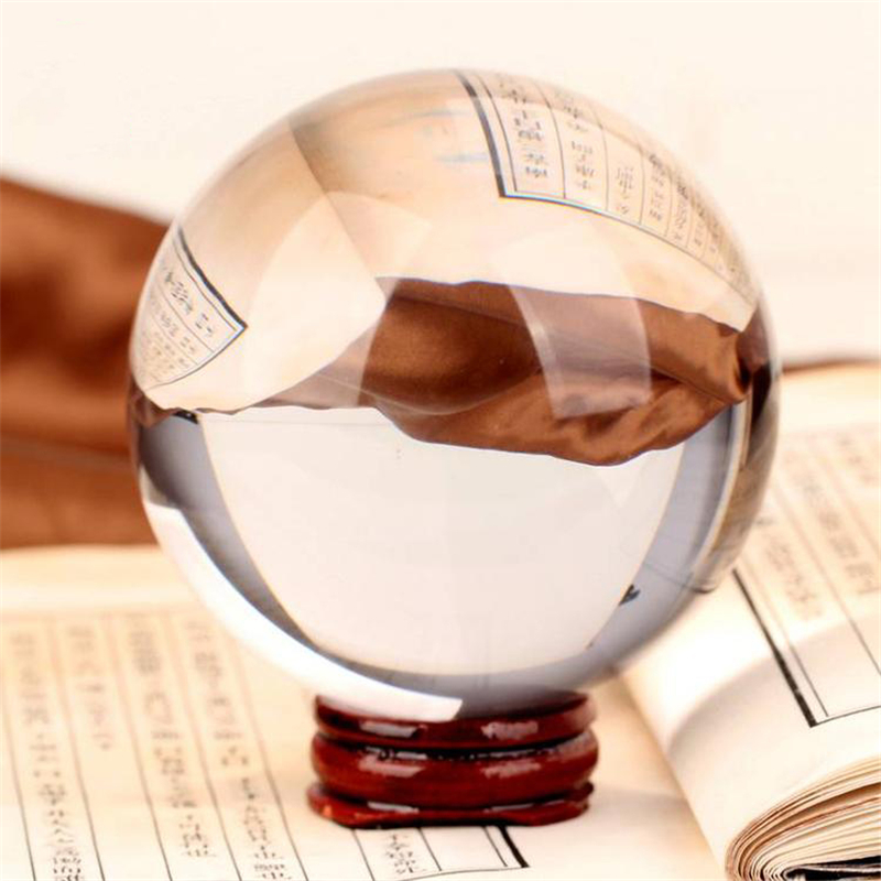 Wholesale high quality clear 40mm 60mm 80mm 100mm 120mm 200m 300mm 500mm 1000mm sphere Solid Glass K9 photography Crystal Ball