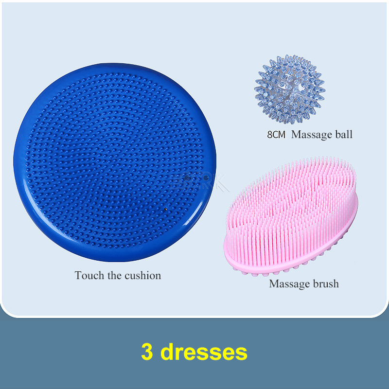 Inflatable stable swing mat for balance beam physical training device
