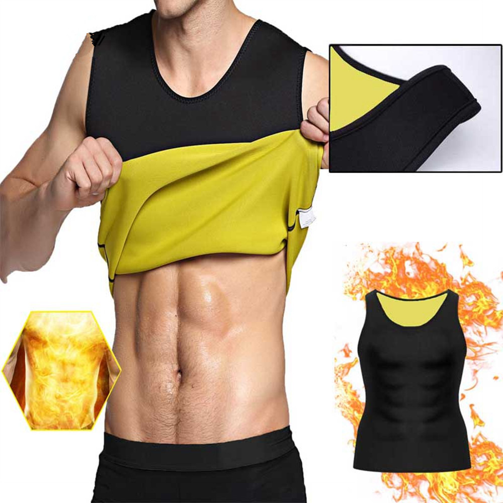 Wholesale Slimming Sauna Vest Body Spa Gym Sport Sweat Vest Men Neoprene Workout Fitness Vest