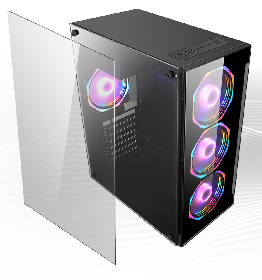 Computer Cases Full Towers Tempered Glass Gaming pc cabinet CPU Cabinet ATX Computer Case