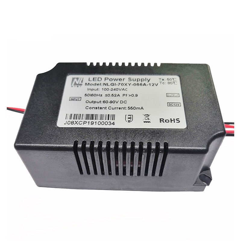 Led Power Supply 30W-70W With 12V DC Fan Driver Adapter Lights Transformer For Grow Light Led Aquarium Lighting Accessories