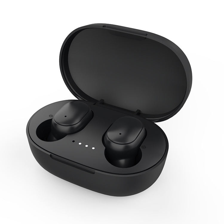 2025 Wholesale Promotional Gift Sets Portable Bluetooth Earphone Custom Logo LED Lights TWS Wireless Earbuds with Charging Case